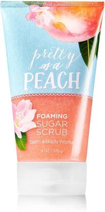 BATH & BODY WORKS Foaming Sugar Scrub, Pretty as a Peach - 226g (8oz) Scrub