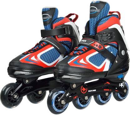 IRIS 78 mm Adjustable In-line Skates - Size 3-6 UK