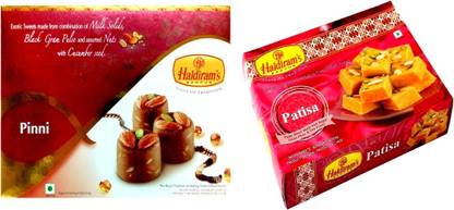 Haldiram's Pinni Sweet and Patisha (Combo Pack) Box