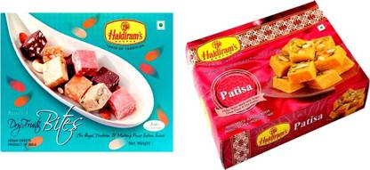 Haldiram's Assorted Dry Fruit Bite and Patish (Combo Pack) Box
