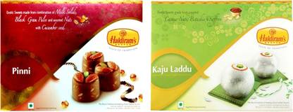 Haldiram's Pinni Sweet and Kaju Laddu (Combo Pack) Box