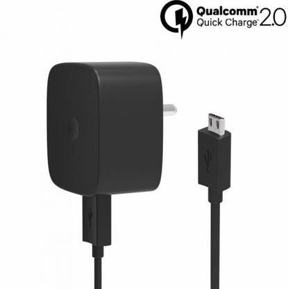MOTOROLA 1.6 A Wall Charger for Mobile with Detachable Cable
