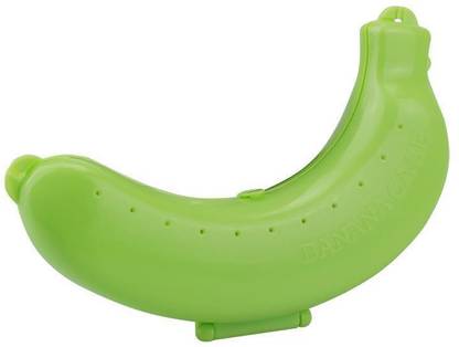 सुकोट Green Banana Case Protector Container Travel Outdoor Lunch Fruit Box Storage Holder Cheap Banana Trip Outdoor Box 1 कंटेनर लंच बॉक्स