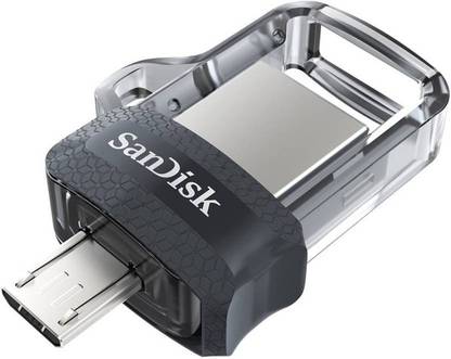 SanDisk OTG 3.0 64 GB Pen Drive Compatible with Laptop, Tablet, Desktop Computer, Mobile USB 3.0 Plastic Case