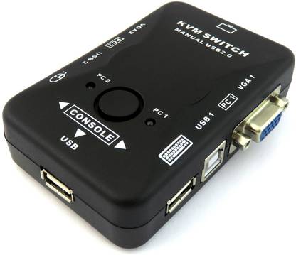 Smacc 2 Port Manual USB KVM Switch 8 cm KVM Console