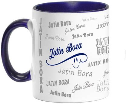 PrintAttic Me, Myself & I - Jatin Bora Ceramic Coffee Mug