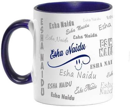 PrintAttic Me, Myself & I - Esha Naidu Ceramic Coffee Mug