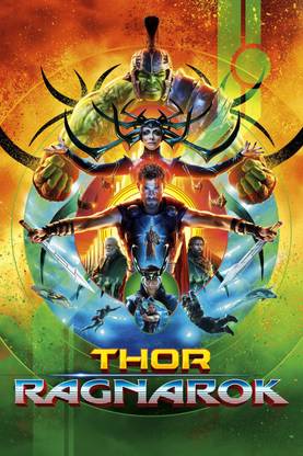 Thor Ragnarok Movie Poster Paper Print
