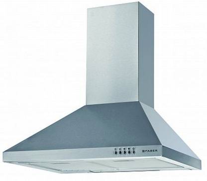 FABER 60 SS LTW Wall Mounted Steel 800 CMH Chimney