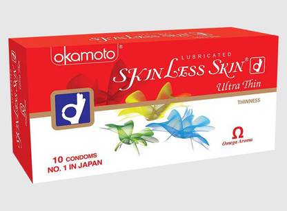 okamoto Skinless Skin Ultrathin Condom(Set of 2,20pcs) Condom