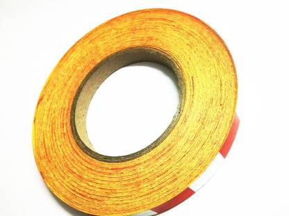 Laps of Luxury GD149 12.7 mm x 7.31 m Red, White Reflective Tape