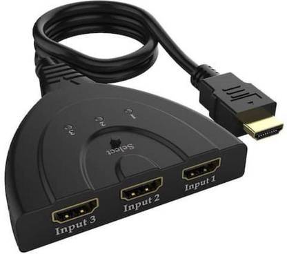 microware 3 Port HDMI Multi Display Auto Switch Hub Box 1.3 1080P Switcher 3 in 1 out Splitter for HDTV DVD Xbox 360 PSP New arrival HDMI Cable Media Streaming Device
