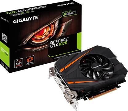 GIGABYTE GV-N1070IXOC-8GD GDDR5 8 GB NVIDIA Chipset 64 1683 Graphics Card