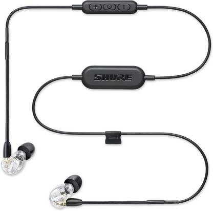 Shure SE215-CL-BT1-A EARPHONE,CLEAR W/MODEL:RMCE-BT1 Bluetooth without Mic