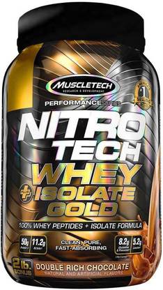 Muscletech Performance Series Nitro Tech Isolate Gold Plus Whey Protein
