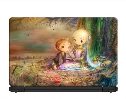 100yellow Elebits: The Adventures of Kai and Zero Gaming Laptop Skin Sticker/Decal For Dell HP Acer Asus Lenovo - 15.6 inches PVC Vinyl Laptop Decal 15.6