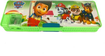 Goyal Paw Patrol with Calculator and sharpener Paw Patrol Art Plastic Pencil Box