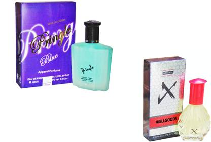 Wellgoods Set of (2) Dashing Blue ~ Silver-X -130ml Eau de Parfum  -  130 ml