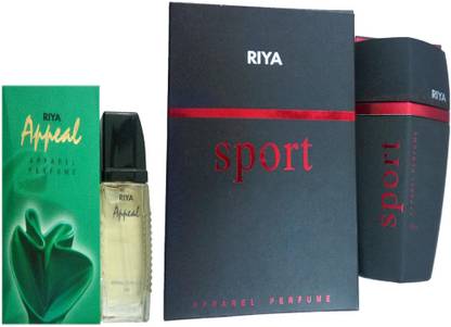 RIYA SPORT PERFUME 100 ML + APPEAL PERFUME 30 ML Eau de Parfum  -  30 ml