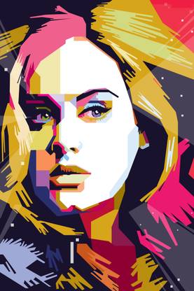 Adele Poster Without Frame 12 X 18 inch Fine Art Print
