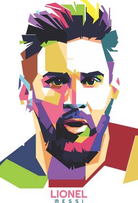 Lionel Messi Poster Without Frame 12 X 18 inch Fine Art Print