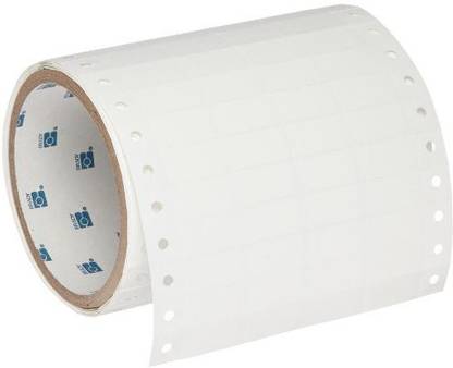 BRADY SCPS-0.9-5008-WT Sleeve Dot Matrix Printer Sleeves, 0.90" Height, 0.50" Width, Polyolefin (B-319) White (Box of 500)