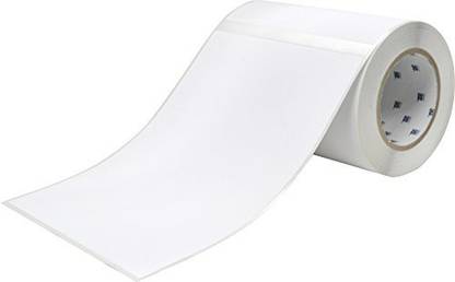 BRADY J50-265-2595 Inkjet-Receptive Labels B2595,7.0 x 10", 7.25" Height, 5" Wide, 5" Length, Vinyl, White