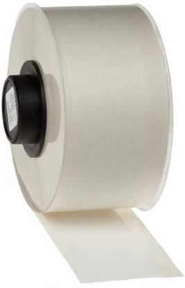 BRADY 42101 HandiMark 50' Length 1" Width, B-581 Repositionable Vinyl Film White Color Tape