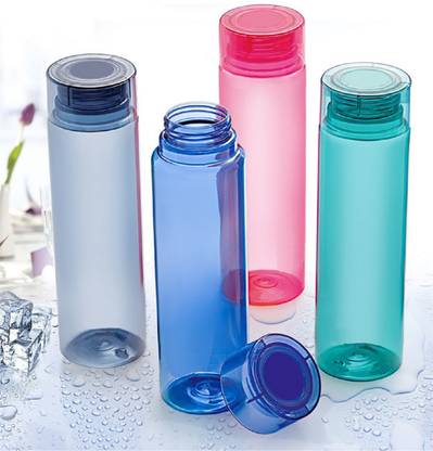 KUBER INDUSTRIES Unbreakable Fridge/Refrigerator Bottle (1000 ML) Set of 4 Pcs (Code-Botl15) 1000 ml Plastic Bottle