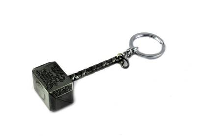 एस्टोर thor hammer keychain keyring for car and bikes की-चेन
