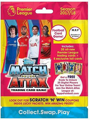 Topps Match Attax -PLMA 17-18 TCG collection Multipack (Pack of 4)