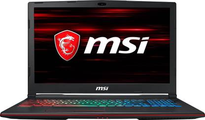 MSI GP Intel Core i7 8th Gen 8750H - (16 GB/1 TB HDD/256 GB SSD/Windows 10 Home/6 GB Graphics/NVIDIA GeForce GTX 1060) GP63 Leopard 8RE -442IN Gaming Laptop