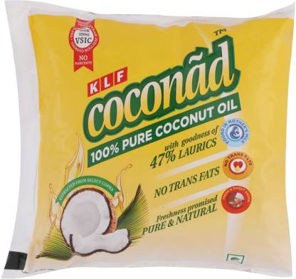 KLF coconad Coconut Oil Pouch Price in India - Buy KLF coconad Coconut ...