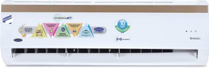 CARRIER Hybridjet 1 Ton 5 Star Split Inverter AC  - White