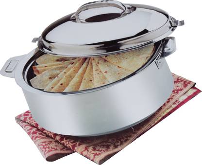 KUBER INDUSTRIES Extra Large Size Casserole/Hotpot,Chapati Box/Chapati Container/Hot Case In Stainless Steel (20,000Ml) CAS15K10 Thermoware Casserole