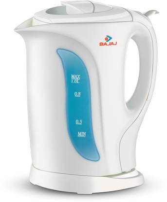 Bajaj Non-Strix Cordless Electric Kettle (1 L, White)