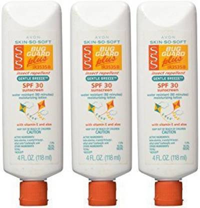 Skin so soft AVON Skin-So-Soft Bug Guard Plus SPF 30 Insect Repellent Lotion