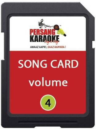 KH Persang Karaoke Song Card Vol 4 (Best of Mohd Rafi & Duet) 248 Songs Card Card Reader