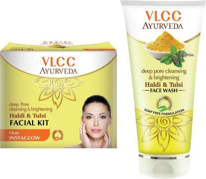 VLCC Facial Kit and Facewash Combo