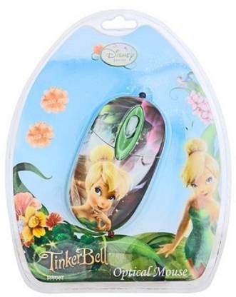 DISNEY With Fairies Tinkerbell Image Wired Ambidextrous Optical  Gaming Mouse