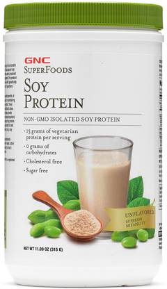 GNC SuperFoods Soy Protein Plant-Based Protein