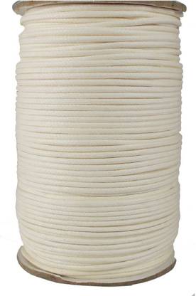 SPARKLE White cotton wax cord2.00MM-001