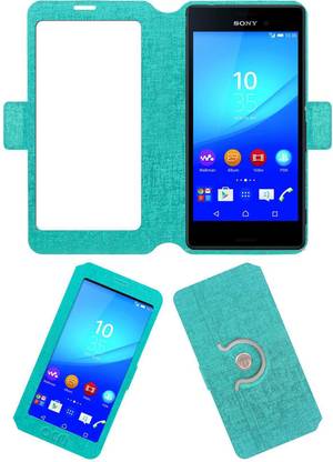 ACM Flip Cover for Sony Xperia M4 Aqua