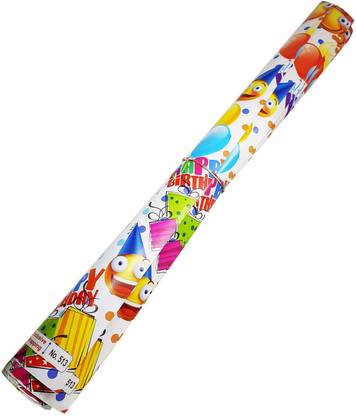 FULLY Printed Paper Gift Wrapping Paper Pack of 30 sheets Printed Plastic paper Gift Wrapper