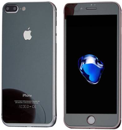 CASE CREATION Front and Back Tempered Glass for Apple Iphone 8 Plus 2017