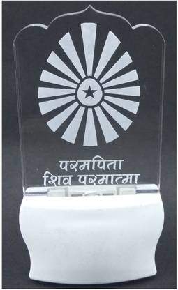 Gkart Param Pita Shiv Paramatma OM Shanti 3D Illusion LED Night Lamp