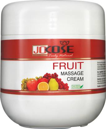 Jocose Massage - Fruit Cream with pure natural extracts of Grape, Strawberry, Peach, Passion & Mulberry