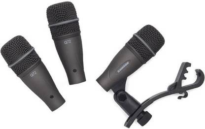 SAMSON DK 703 3 PC Drum Mic Kit W/Case Microphone