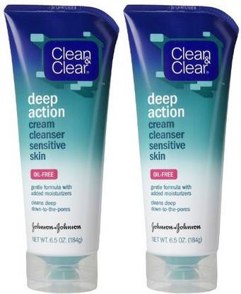 Clean & Clear Clean & Clear Deep Action Cream Cleanser Sensitive Skin