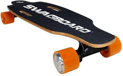 SWAGBOARD Skateboard with Wireless LED Remote 9 inch x 8 inch Skateboard